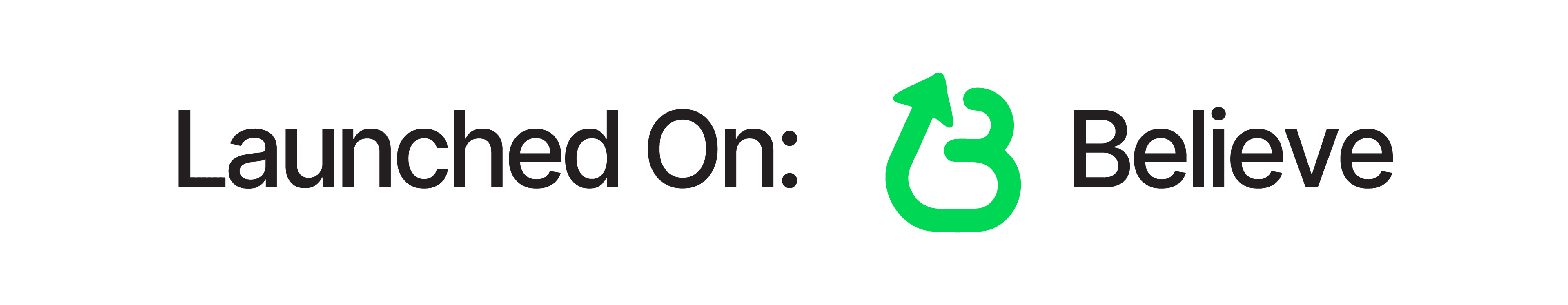 Launched on Believe (PNG) preview